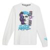 PUMA x MELO Blå Hive Långärmad Basketboll T-shirt ”Vit”