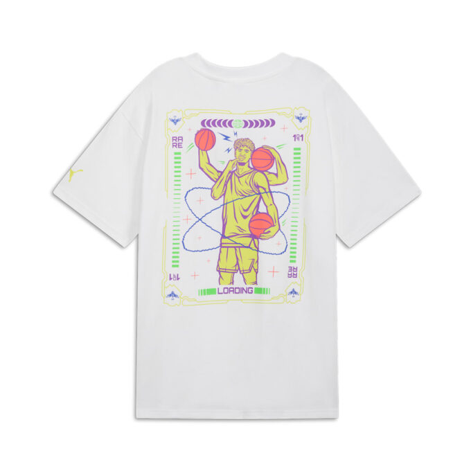 PUMA x Melo Spark basket-T-shirt ”Vit”