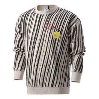 PUMA x Michael Lau AOP Rundringad Sweatshirt ”Vit”