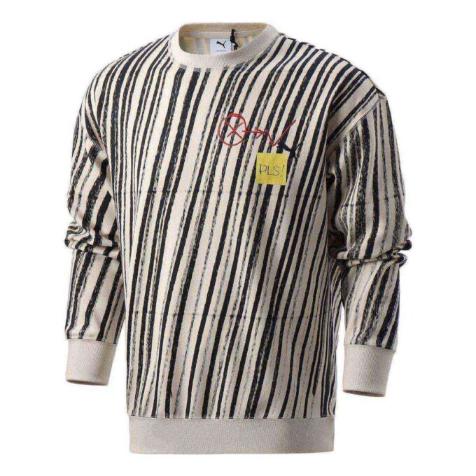 PUMA x Michael Lau AOP Rundringad Sweatshirt ”Vit”