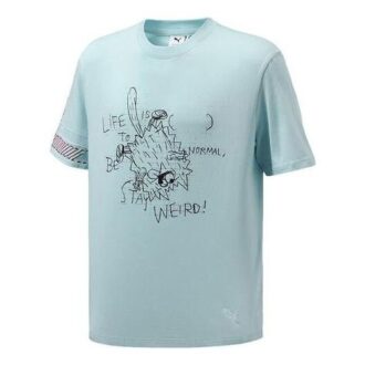 PUMA x Michael Lau Graphic Short T-shirt ”Blå Svart”