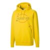PUMA x Michael Lau Hoodie med omvänd grafik ”Gul”