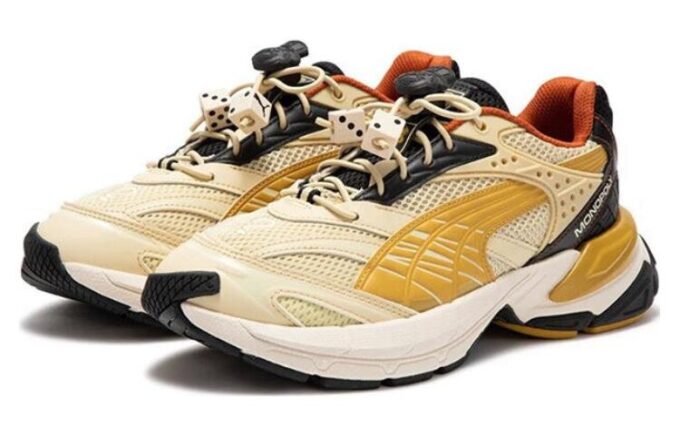 PUMA x Monopoly Staffonly Sneakers ”Beige Gul Svart”