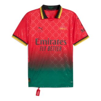 PUMA x Off White AC Milan Replica Jersey ”Röd”