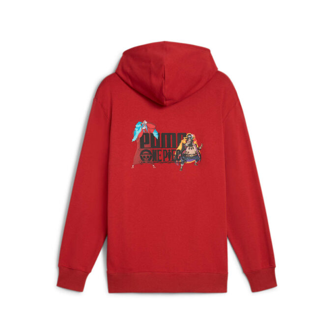 PUMA x ONE PIECE Graphic Hoodie ”Röd”