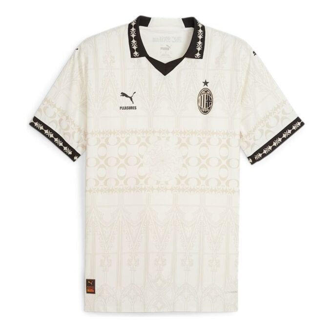 PUMA x PLEASURES AC Milan Autentisk Fotbollströja ”Beige”