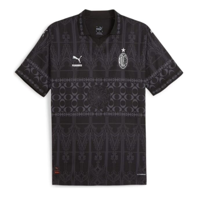 PUMA x PLEASURES AC Milan Autentisk Fotbollströja ”Svart”