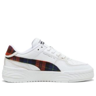 PUMA x Porsche Legacy CA Pro ”Tartan Formstrip Vit Redmazing”
