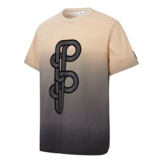 PUMA x PRONOUNCE Graphic T-shirt Crossover Gradient Tie Dye Sport Kortärmad Khaki