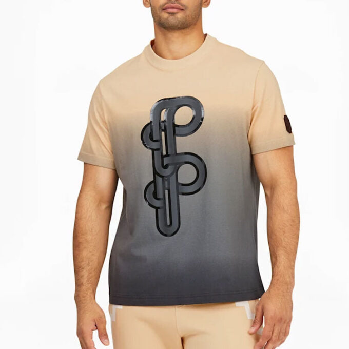 PUMA x PRONOUNCE Graphic T-shirt Crossover Gradient Tie Dye Sport Kortärmad Khaki