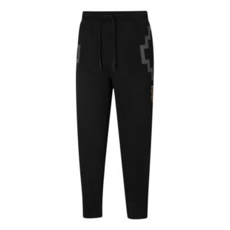 PUMA x PRONOUNCE Unisex 7/8 Byxor Geometriska Mönster Tryck Beskurna Byxor Svarta