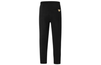 PUMA x PRONOUNCE Unisex 7/8 Byxor Geometriska Mönster Tryck Beskurna Byxor Svarta