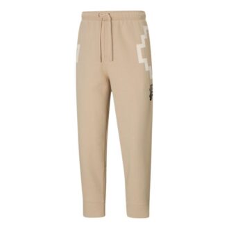 PUMA x PRONOUNCE Unisex 7/8 Byxor Tryckta Spets Cropped Byxor Khaki