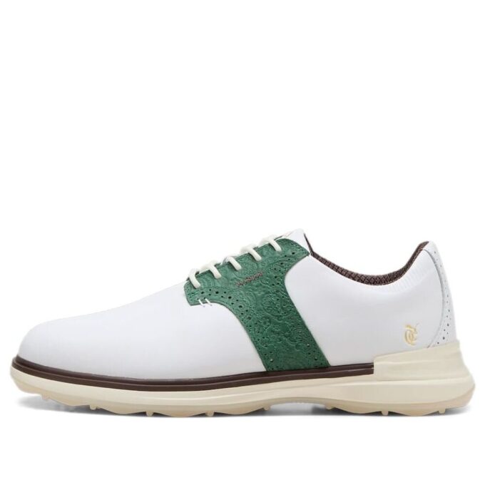 PUMA x Quiet Golf Club Avant ”Vit Djup Skog”