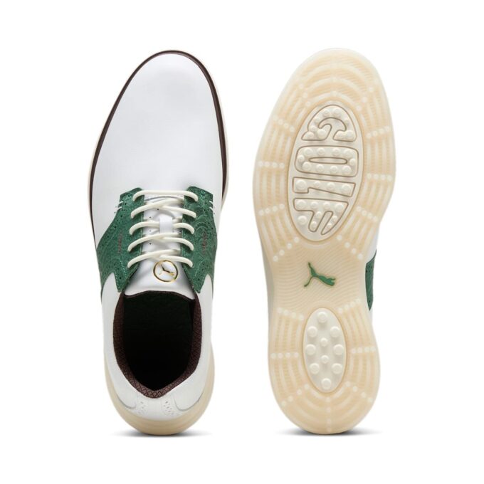 PUMA x Quiet Golf Club Avant ”Vit Djup Skog”