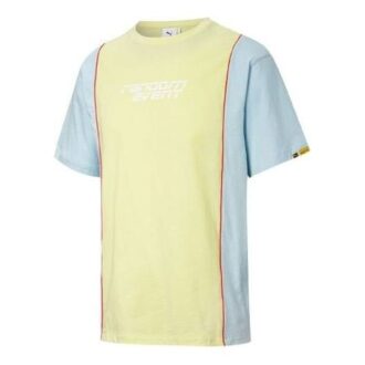 PUMA x Randomevent T-shirt ”Gulblå Vit”