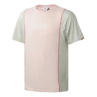 PUMA x Randomevent T-shirt ”Rosa Vit Blågrön”