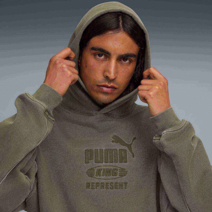 PUMA x REPRESENT Herr Oversized Hoodie PUMA x REPRESENT Herr Oversized Hoodie
