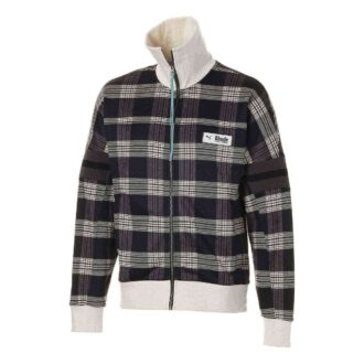 PUMA x Rhude XTG AOP TRA Multi SP WUP Stickad Jacka ”Vit Brun”