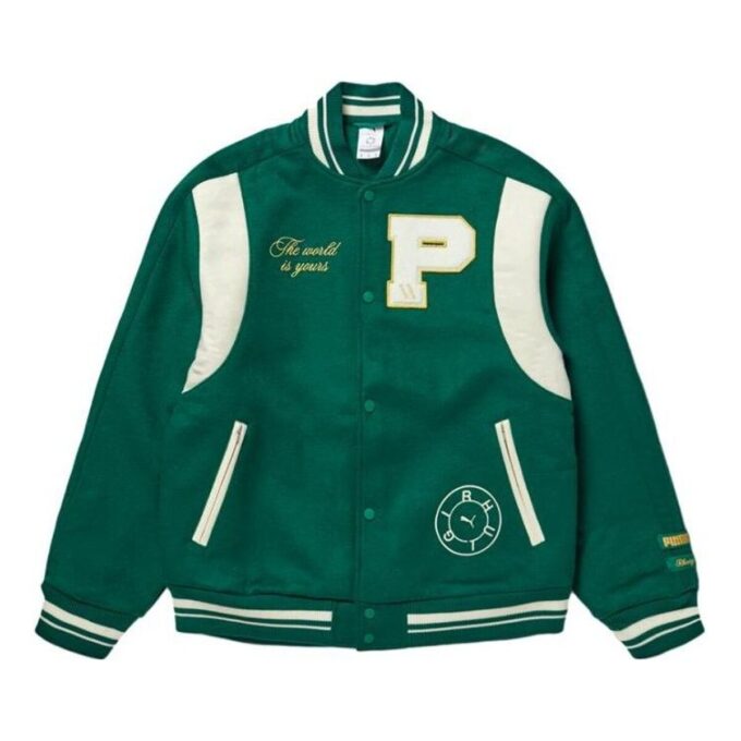 PUMA x RHUIGI Varsity-jacka ”Grön”