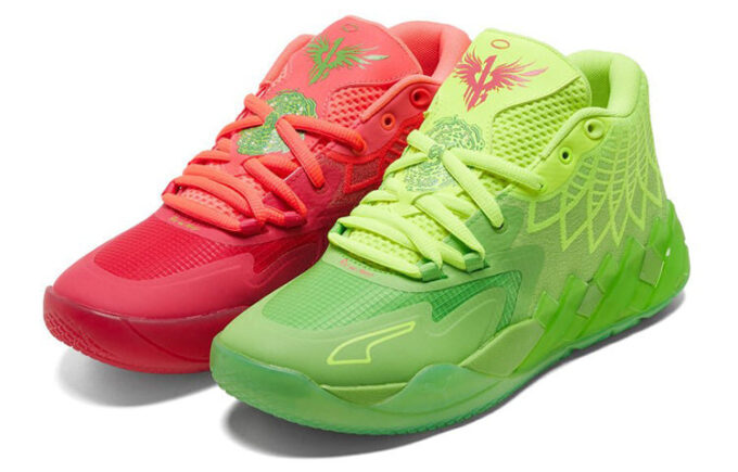 PUMA x Rick and Morty MB.01 LaMelo-boll ”Rödgrön” PUMA x Rick and Morty MB.01 LaMelo-boll ”Rödgrön”