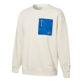 PUMA x Roaringwild Pocket Crew Neck Sweatshirt ”Vitblå”