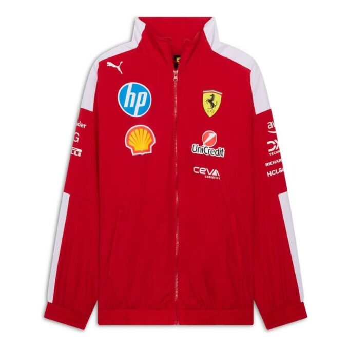 PUMA x Scuderia Ferrari 2025 Drivers T7 Oversized Jacka ”Mörkkörsbär”