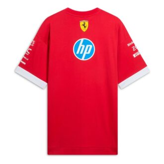 PUMA x Scuderia Ferrari 2025 Replica Oversized-Fit Drivers T-shirt ”Mörkkörsbär”
