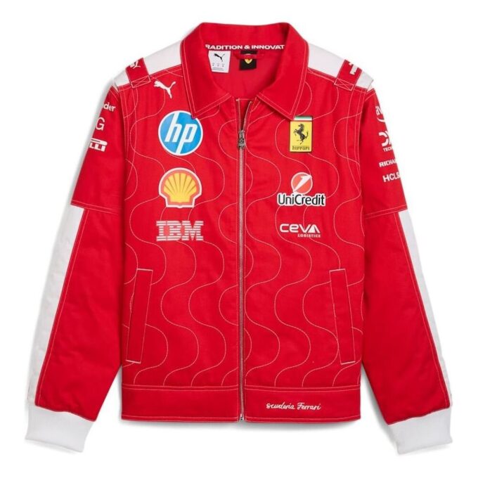 PUMA x Scuderia Ferrari Monza Racing Jacka ”Rosso Corsa”