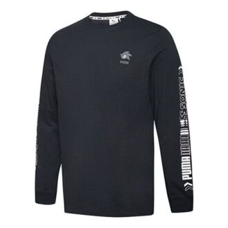 PUMA x SEGA Långärmad T-shirt ”Svart Vit Grå”