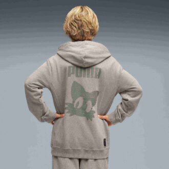PUMA x SONIC THE HEDGEHOG Hoodie med grafik för stora barn