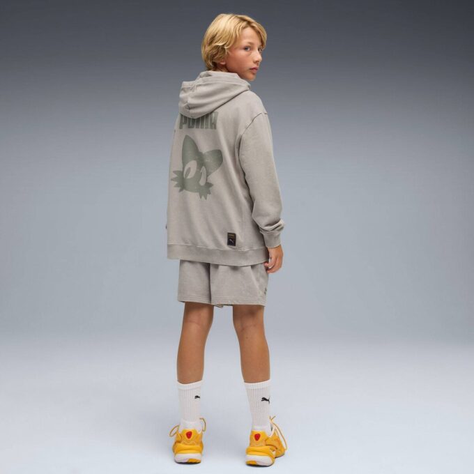 PUMA x SONIC THE HEDGEHOG Hoodie med grafik för stora barn PUMA x SONIC THE HEDGEHOG Hoodie med grafik för stora barn