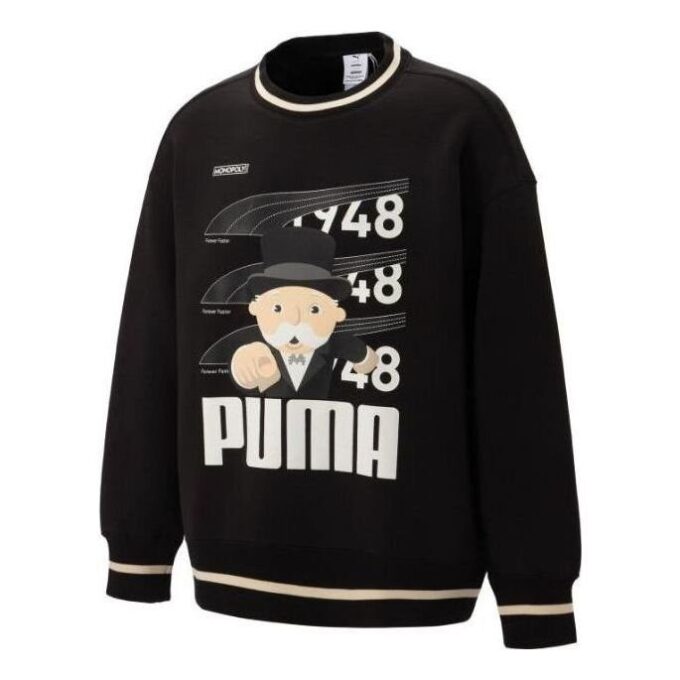 PUMA x Staffonly X Monopoly Logo Sweatshirt ”Svart”