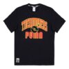 PUMA x The Hundreds Crossover Alfabetstryck Rund Halsad Tröja Kortärmad Svart