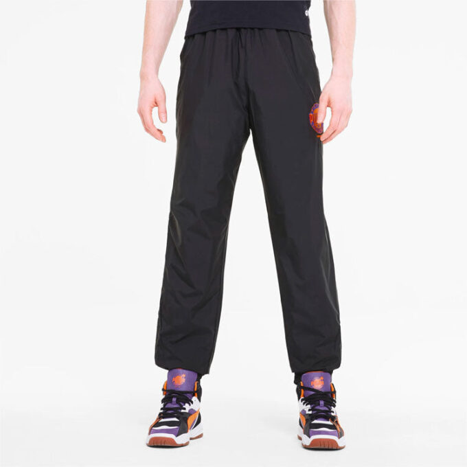 PUMA x The Hundreds träningsbyxor ”Svart Röd”