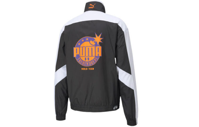 PUMA x The Hundreds Träningsjacka ”Svart Vit Orange”