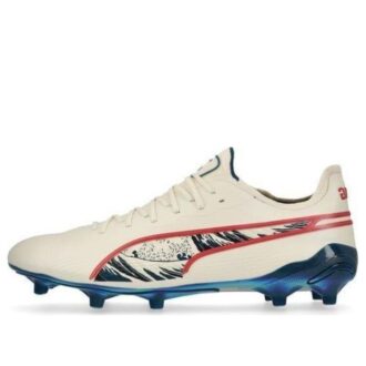 PUMA x Unisport King Ultimate FG ”Crämvit Röd”