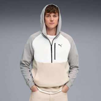 PUMATECH Herr Hoodie med Halv Dragkedja