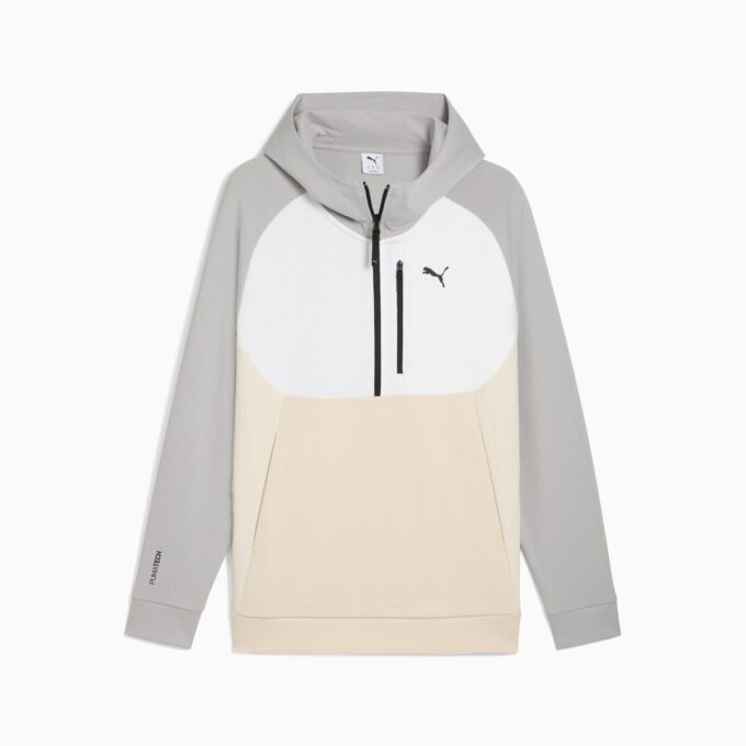 PUMATECH Herr Hoodie med Halv Dragkedja