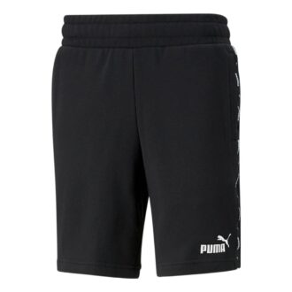 Raka shorts med logotyp ”Svarta”