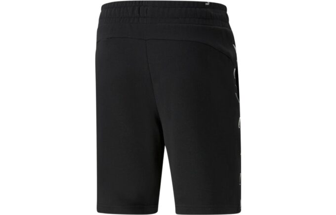 Raka shorts med logotyp ”Svarta”
