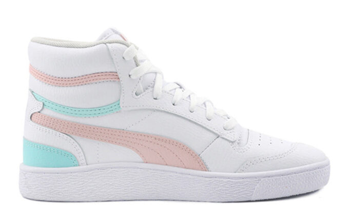 Ralph Sampson Mid K Mid-top Sneakers Vita/Rosa/Blå