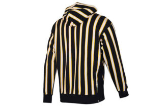 Randig Hoodie ”Svart Gul Vit”
