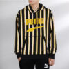 Randig Hoodie ”Svart Gul Vit”