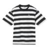 Randig t-shirt i centrum ”Svartvit”