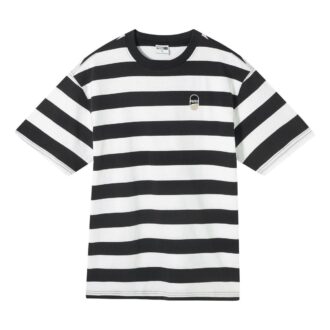 Randig t-shirt i centrum ”Svartvit”