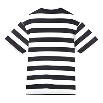 Randig t-shirt i centrum ”Svartvit”