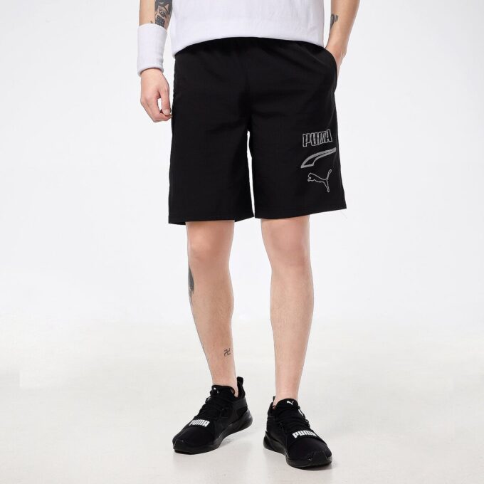 Rebal vävda shorts ”svarta”