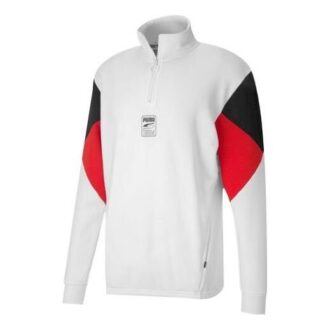 Rebel Half-Zip TR ”Vit Svart Röd”