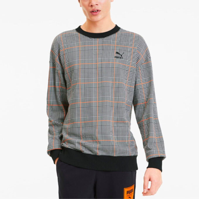 Rechack Pack Crew Sweatshirt ”Grå Svart Vit Orange”